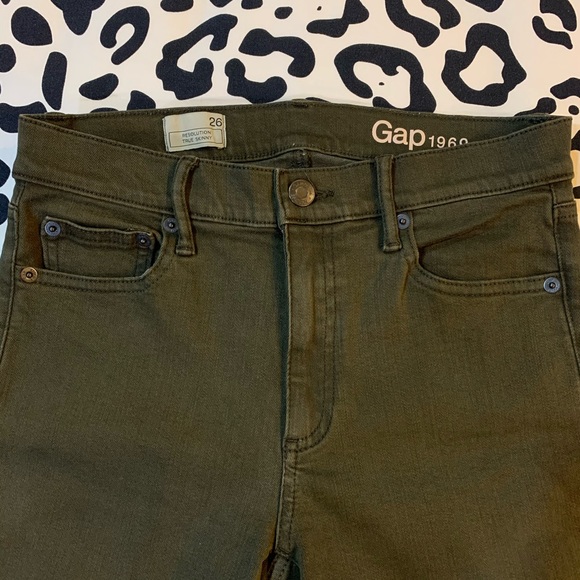 GAP Olive Green Skinny Jeans - Picture 8 of 8